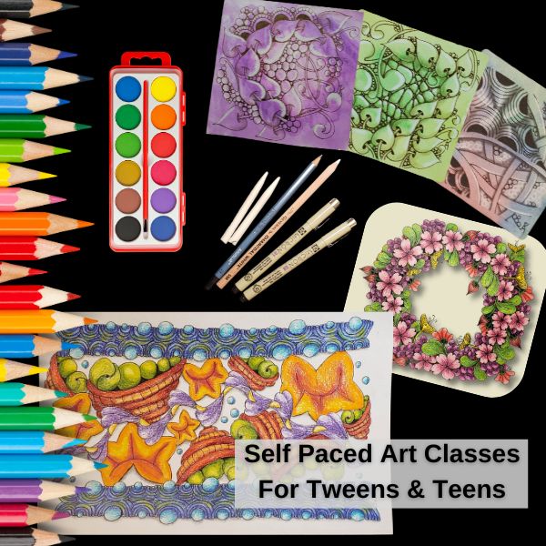 Self-Paced Zentangle Art Classes